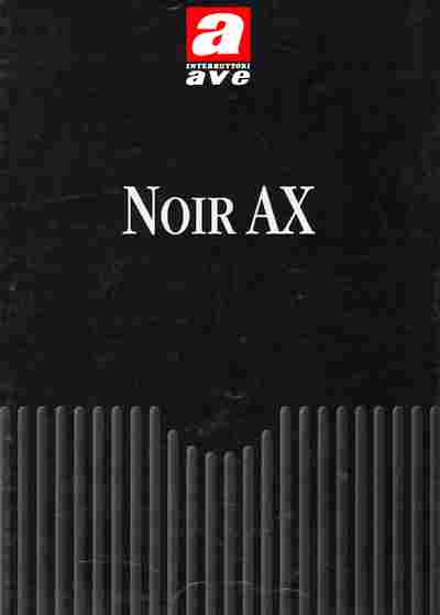 Буклет AVE Noir AX, 55-1466, Баград.рф